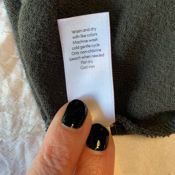 Athleta Dress Women Medium Gray Pronto Pleated Dolman Sleeve Stretch - Picture 11 of 13